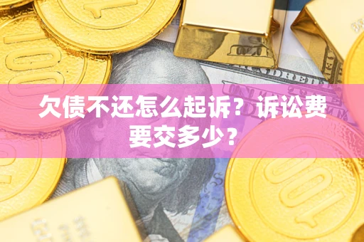武汉欠债不还怎么起诉？诉讼费要交多少？