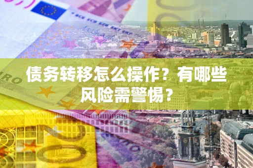 武汉债务转移怎么操作？有哪些风险需警惕？