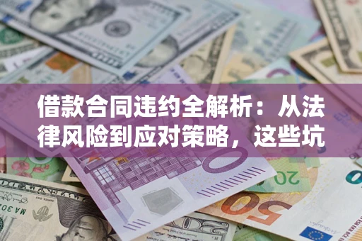 武汉借款合同违约全解析：从法律风险到应对策略，这些坑别再踩！