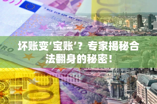武汉坏账变‘宝账’？专家揭秘合法翻身的秘密！