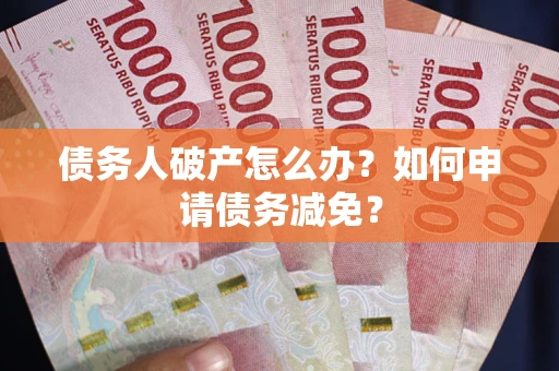 武汉债务人破产怎么办？如何申请债务减免？