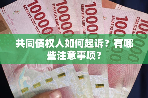 武汉共同债权人如何起诉？有哪些注意事项？